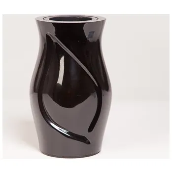 Váza Náhrobní váza Black 22 x 13 cm