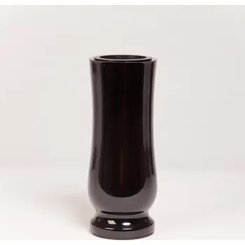 Váza Náhrobní váza Black 22 x 9 cm