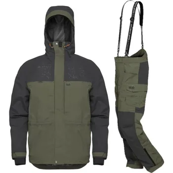 Rybářské oblečení Geoff Anderson Barbarus (černá/zelená) bunda + kalhoty