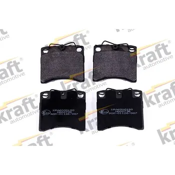 Brzdový systém Sada brzdových destiček, kotoučová brzda KRAFT AUTOMOTIVE 6000190