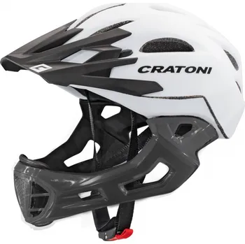 Cyklistická přilba Cratoni Helma C-Maniac white-lucentblack matt 2018 velikost přilby: S-M / 52-56cm