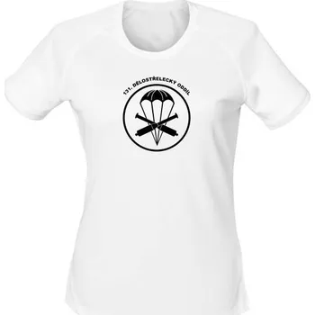 Dámské tričko Dámské funkční tričko 131. dělostřelecký oddíl - bílá