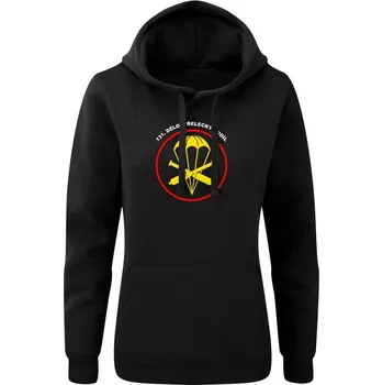 Dámská mikina Dámská mikina s kapucí 131. dělostřelecký oddíl - černá