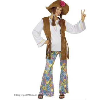 WIDMANN Dámský kostým Hippies Woodstock vel. XL