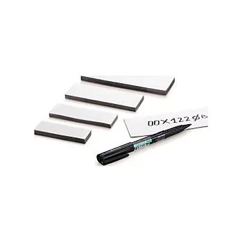 Samolepící etiketa Magnetické štítky 40 x 120mm, bílé, popisovatelné - Balení po 1 ks
