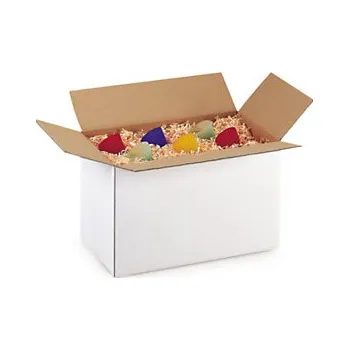 Obalový materiál Kartonová krabice 150x140x120mm, bílá, klopová, třívrstvá vlnitá lepenka (3VVL) | RAJA - Balení po 25 ks