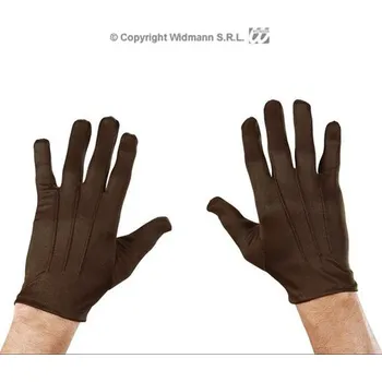 Karnevalový doplněk WIDMANN Rukavice hnědé krátké