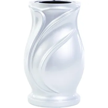 Váza Náhrobní váza Silver 22 x 14 cm