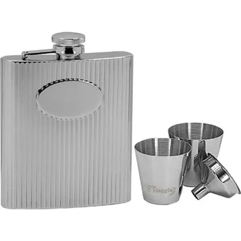 Láhev Kapesní ocelová nerezová lahev 97067