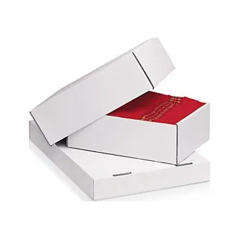 Obalový materiál Kartonová krabice 600x400x100mm, bílá, odnímatelné víko - Balení po 25 ks