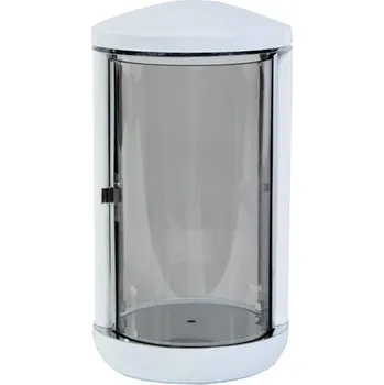 Smuteční dekorace Náhrobní lampa White 24 x 13 cm