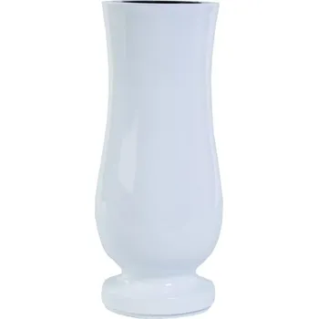 Váza Náhrobní váza White 27 x 11 cm