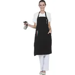 Wako Zipper Zástěra černá