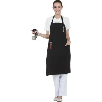 Wako Zipper Zástěra černá