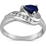 Stříbrný prsten VALERIA se Safírem - FNJR0105-SA