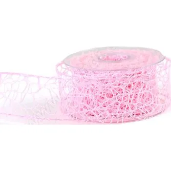 Stuha Stuha Big spider 5 cm x 9,1 m - růžová Množství: 9.1 m