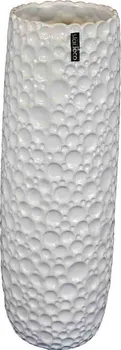 Váza Stardeco Timber 65 cm bílá