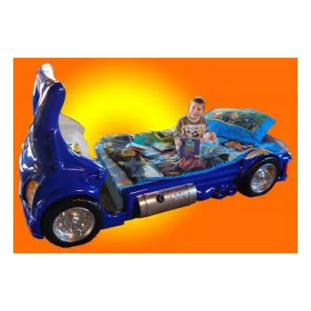 Dětská postel Dětská auto postel Truck modrá