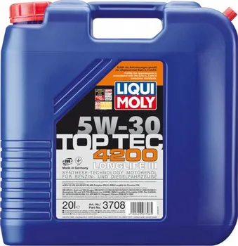 Motorový olej Liqui Moly Top Tec 4200 5W-30