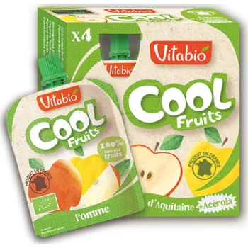 ovocné pyré Cool fruits jablko od 3 let 4x90g