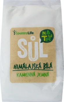 Kuchyňská sůl Country Life Sůl himálajská bílá jemná 500 g