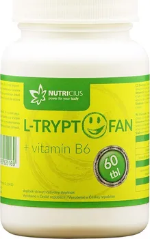 Aminokyselina Nutricius L-Tryptofan + vitamin B6 60 tbl.