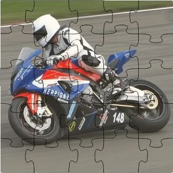 Puzzle Pelisport Dřevěné Puzzle Motorka