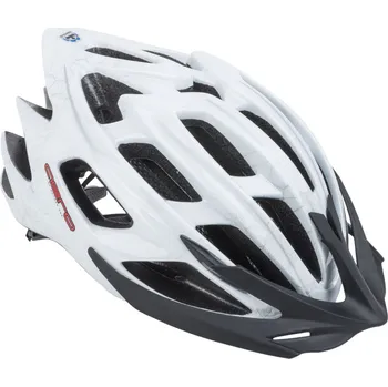 Author Aero Inmold X7 bílá/červená 52 - 58 cm Cyklistická přilba Author Aero Inmold X7 bílá/červená 52 - 58 cm