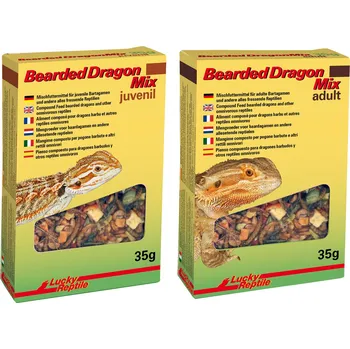 Krmivo pro terarijní zvíře Lucky Reptile Bearded Dragon Mix Adult 70 g