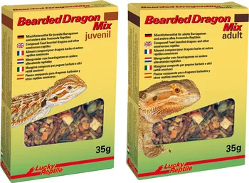 Krmivo pro terarijní zvíře Lucky Reptile Bearded Dragon Mix Adult 70 g