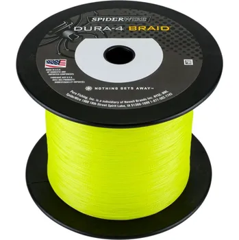 Spiderwire DURA 4 0.35mm 35.00 Kg, žlutá (Pletená šňůra ze 4 PE vláken za skvělou cenu.)