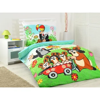 Povlečení Jerry Fabrics Povlečení Krteček s balonkem 140 x 200, 70 x 90 cm