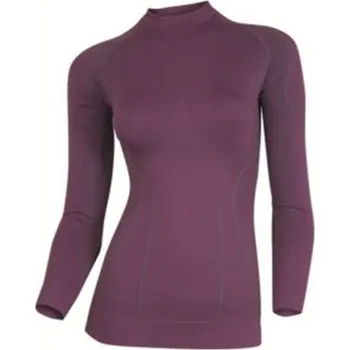 Dámské thermo triko Brubeck LS01140 (Termo dlouhý rukáv, fialová)