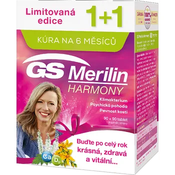 Green Swan Pharmaceuticals GS Merilin Harmony 90 + 90 tbl. Přírodní produkt Green Swan Pharmaceuticals GS Merilin Harmony 90 + 90 tbl.