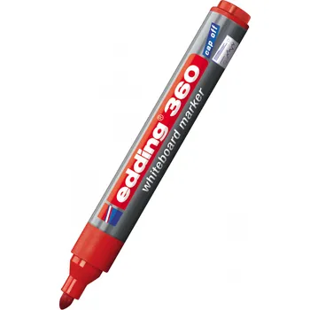 Popisovač Edding 360, červená, na bílé tabule
