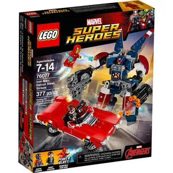 Stavebnice LEGO LEGO Super Heroes 76077 Iron Man: Robot z detroitských oceláren