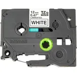 Brother Páska TZ, šířka 12 mm, bílá