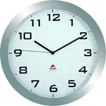 Nástěnné hodiny Magda, průměr 38 cm, stříbrné