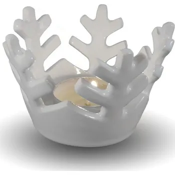 Svícen IM Ateliér Keramický svícen - vločka 1