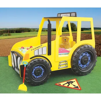 Dětská postel Dětská postel Traktor žlutý