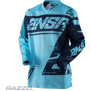 cyklistický dres Pánský MX dres ANSWER Syncron Jersey Blue Navy 2018 XL