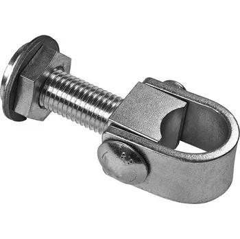 příslušenství k bráně HN 40 - Pant regulovatelný osový s třmenem, mat. a podložkou pro kovové sloupy