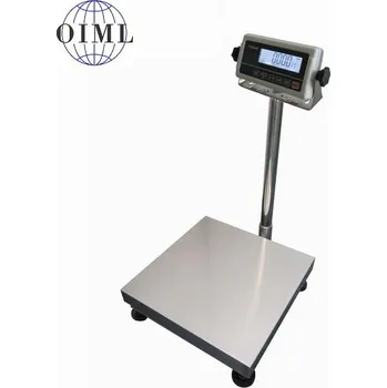 Průmyslová váha LESAK 1T5050LN-RWP/DR, 30;60kg/10;20g, 500x500mm, l/n 1: Váha bez ověření