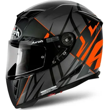 Helma na motorku Airoh GP500 Sectors Itálie černá/oranžová