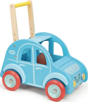 Dřevěná hračka Vilac Dřevěný vozík autíčko modré