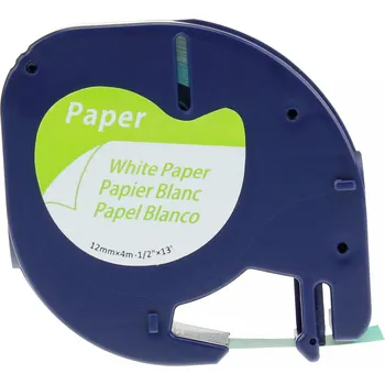 Pásek do tiskárny Kompatibilní páska 59421 (Černý tisk/bílý podklad)