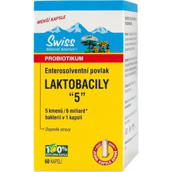 Swiss Laktobacily 5 - 60 cps.
