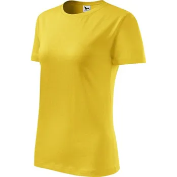 pracovní tričko MALFINI Triko CLASSIC NEW LADY 145g, různé barvy Velikost XL žluté