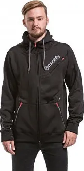 Pánská mikina Meatfly Polygon 2 Technical Hoodie B black