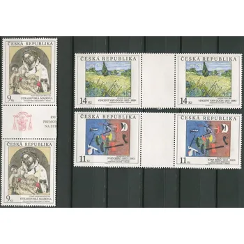 Poštovní známka Česká pošta (1993) č. 27 - 29 ** - ČR - S - Umění 1993